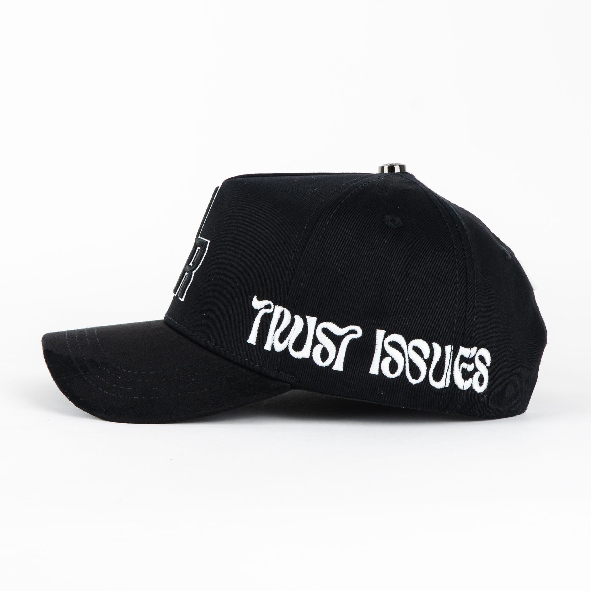 Gorra El Dreamer Hats TRUST ISSUES BLK VISOR SUEDE | Snapback Visera Curva