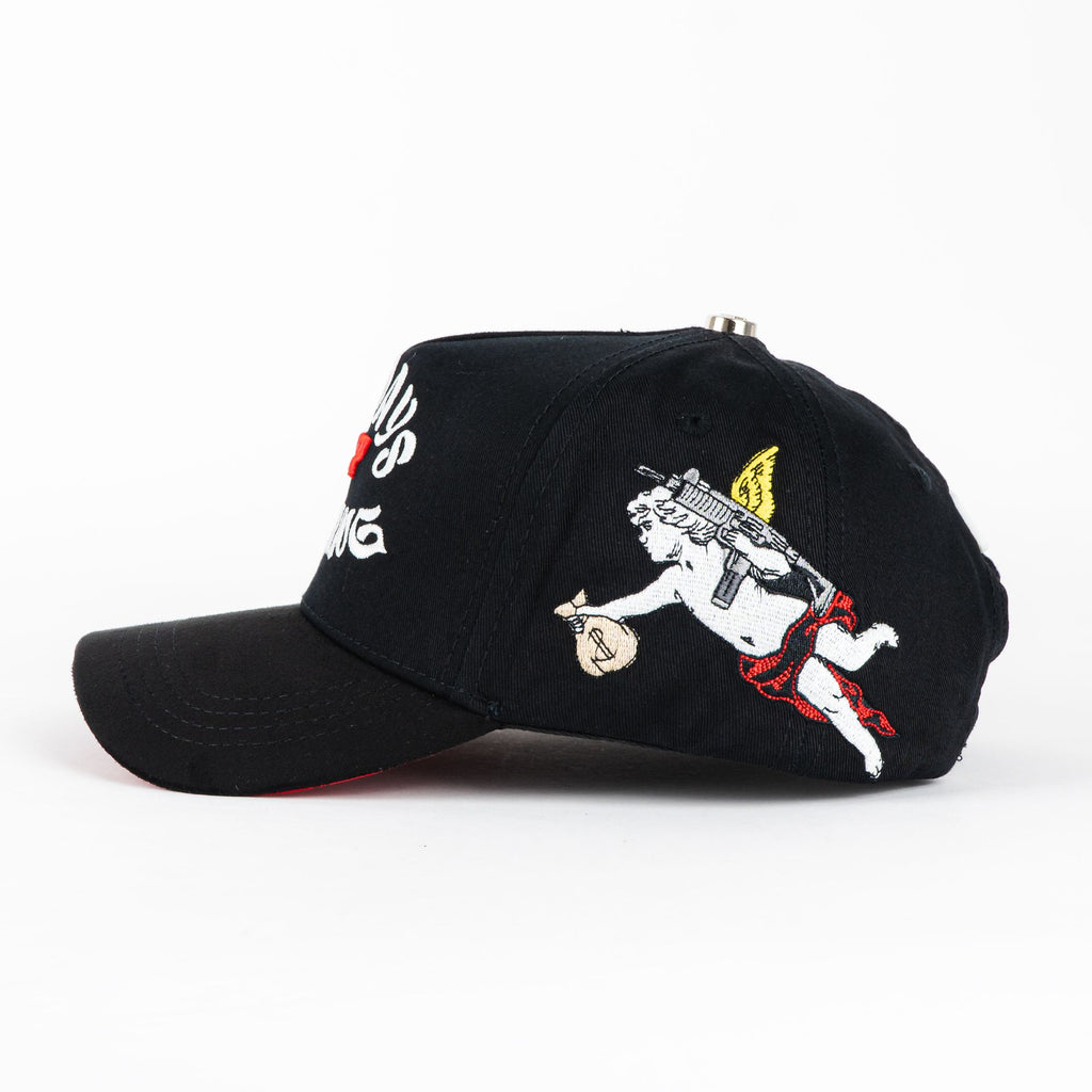Gorra El Dreamer Hats ALWAYS 777 BLK VISOR SUEDE | Snapback Visera Curva