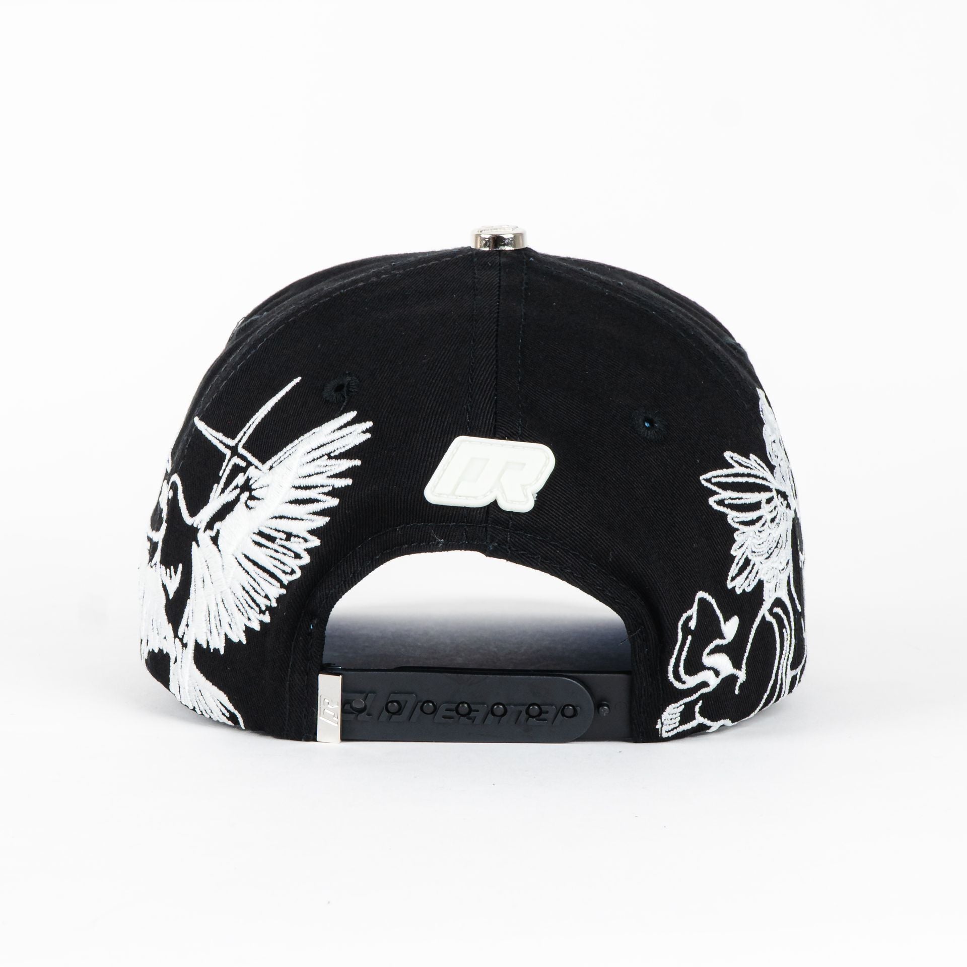 Gorra El Dreamer Hats NY FLAMES BLK VISOR SUEDE | Snapback Visera Curva