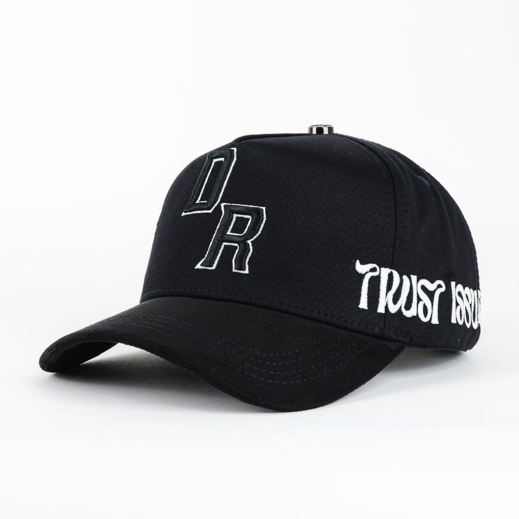 Gorra El Dreamer Hats TRUST ISSUES BLK VISOR SUEDE | Snapback Visera Curva