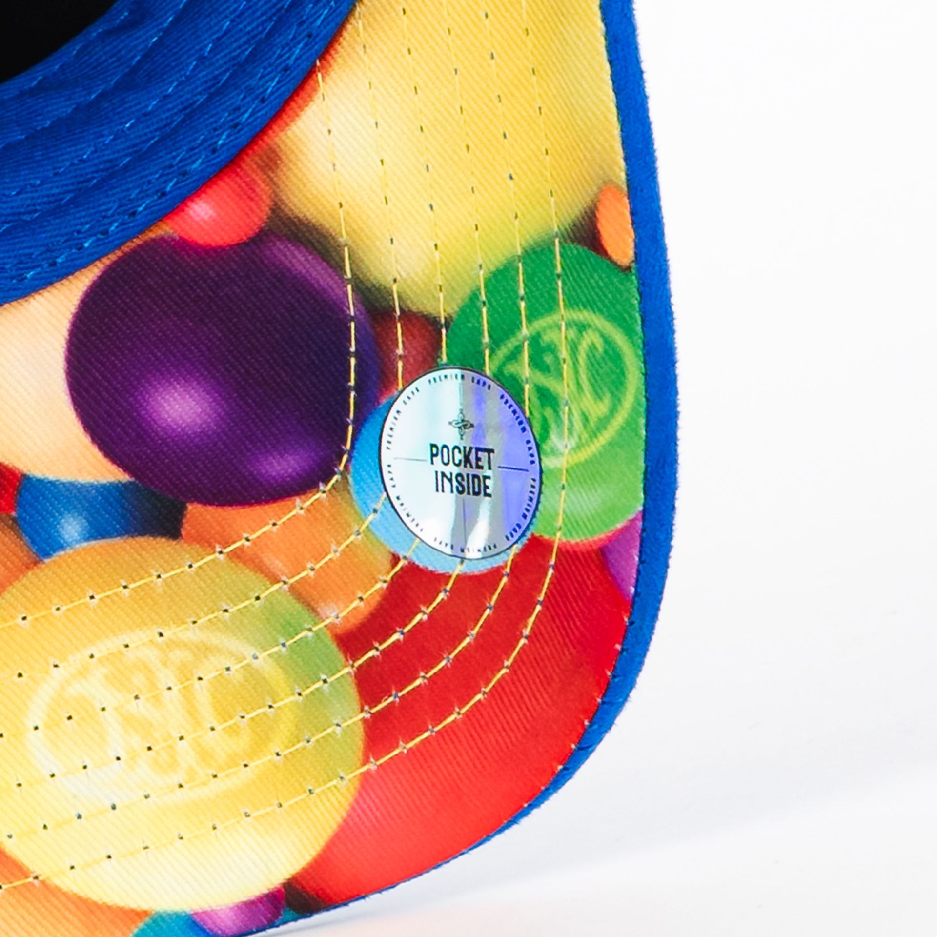 Gorra Mr Kash MONEY MAKES ME HAPPY BLUE SUEDE | Snapback Visera Curva