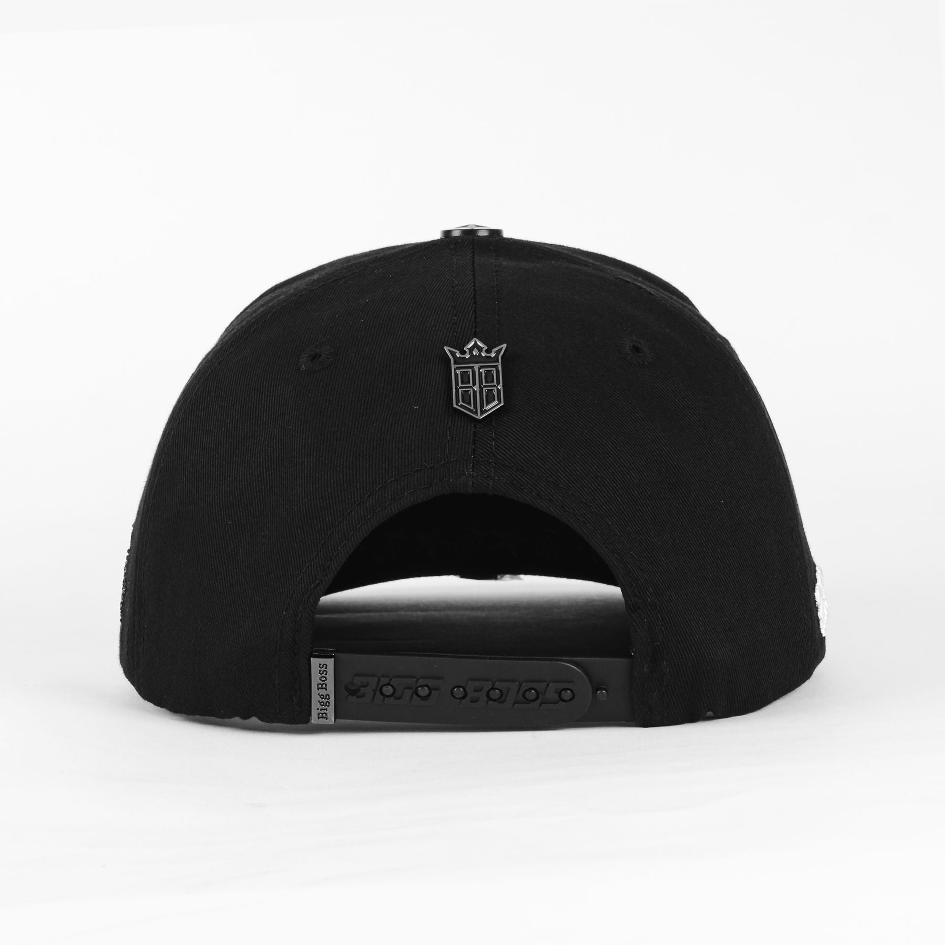 Gorra Bigg Boss AMIRI METAL ALL BLACK de Tela y Gamuza | Snapback Visera Semicurva