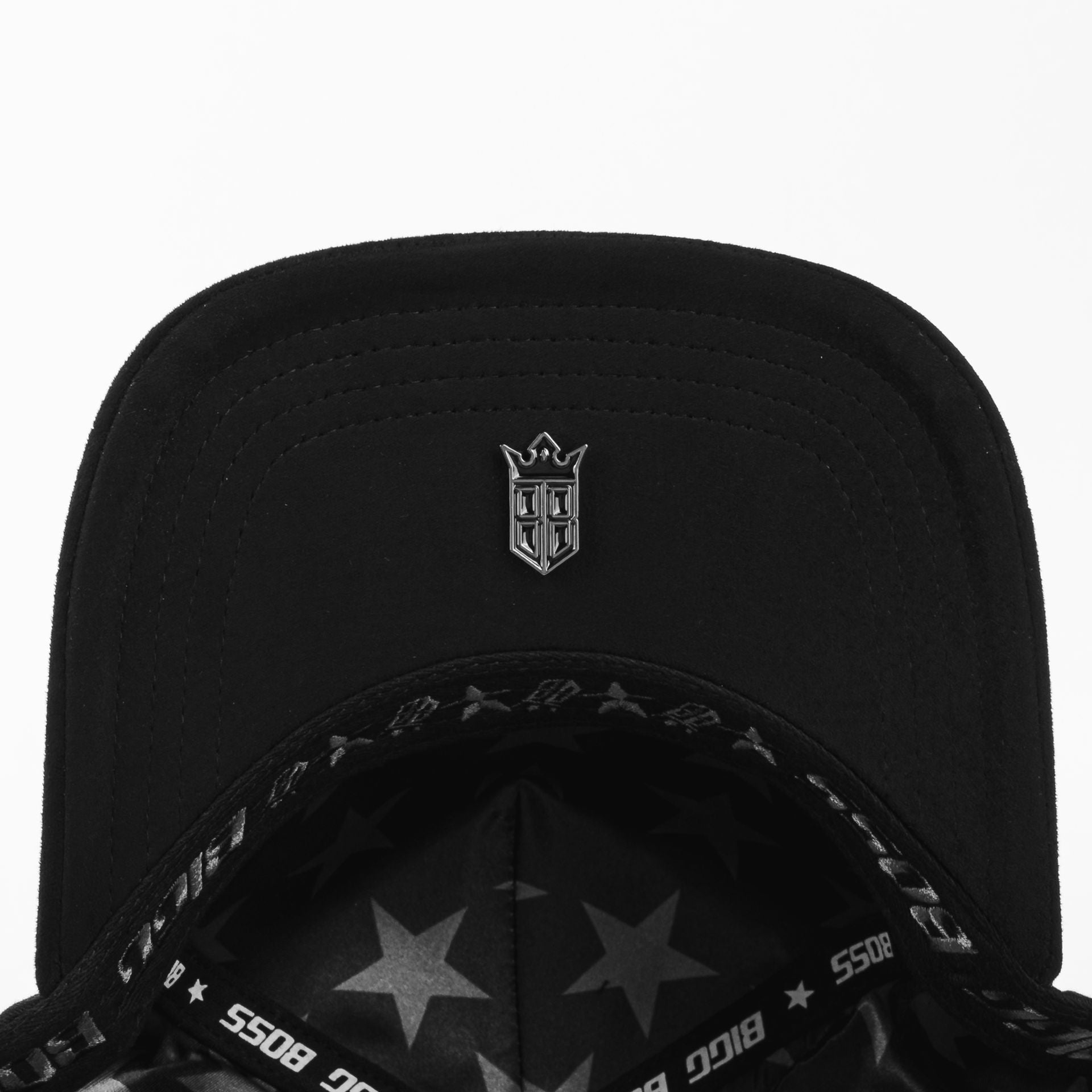 Gorra Bigg Boss AMIRI METAL ALL BLACK de Tela y Gamuza | Snapback Visera Semicurva