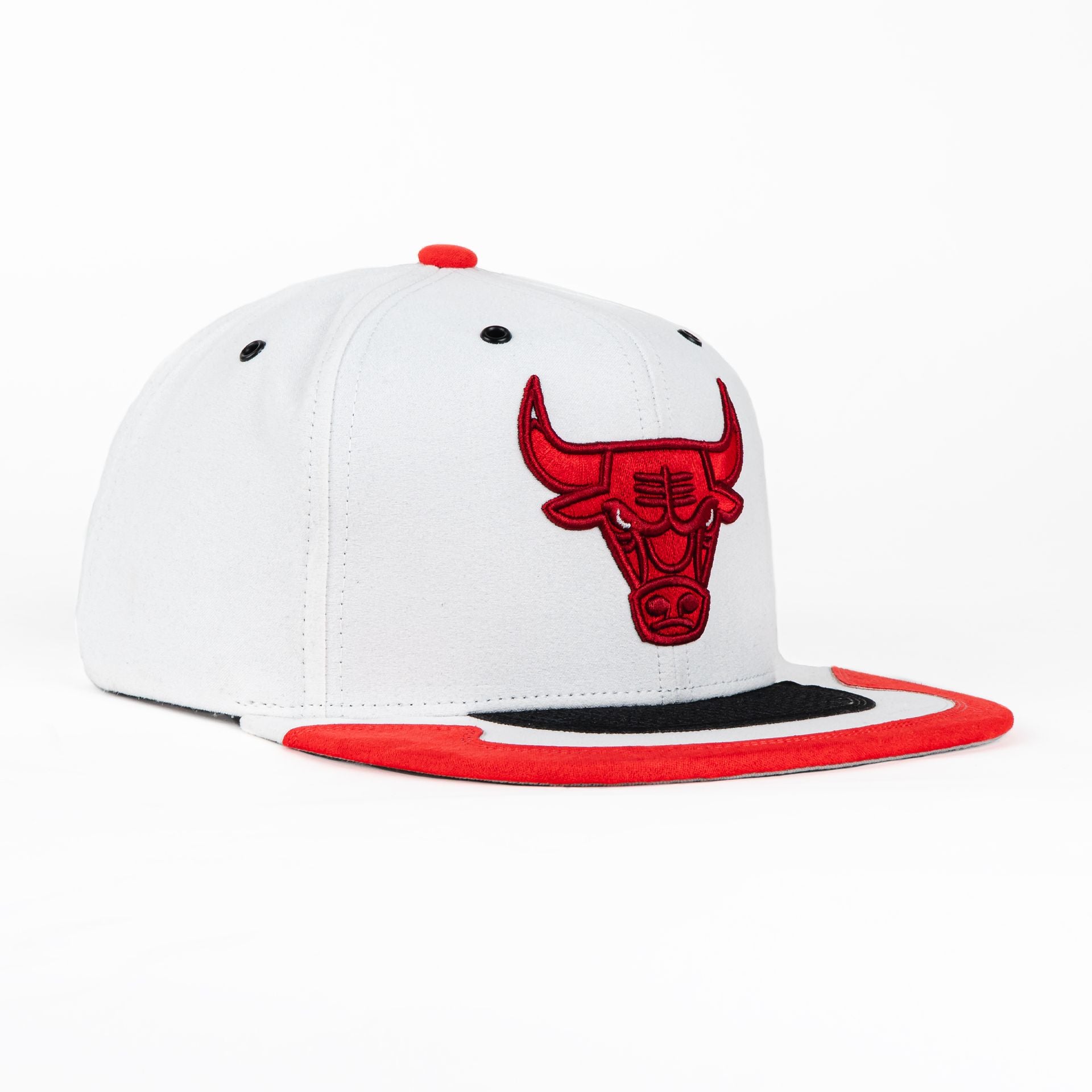 Gorra Mitchell & Ness BULLS DAY WHITE/RED | Visera Plana Snapback