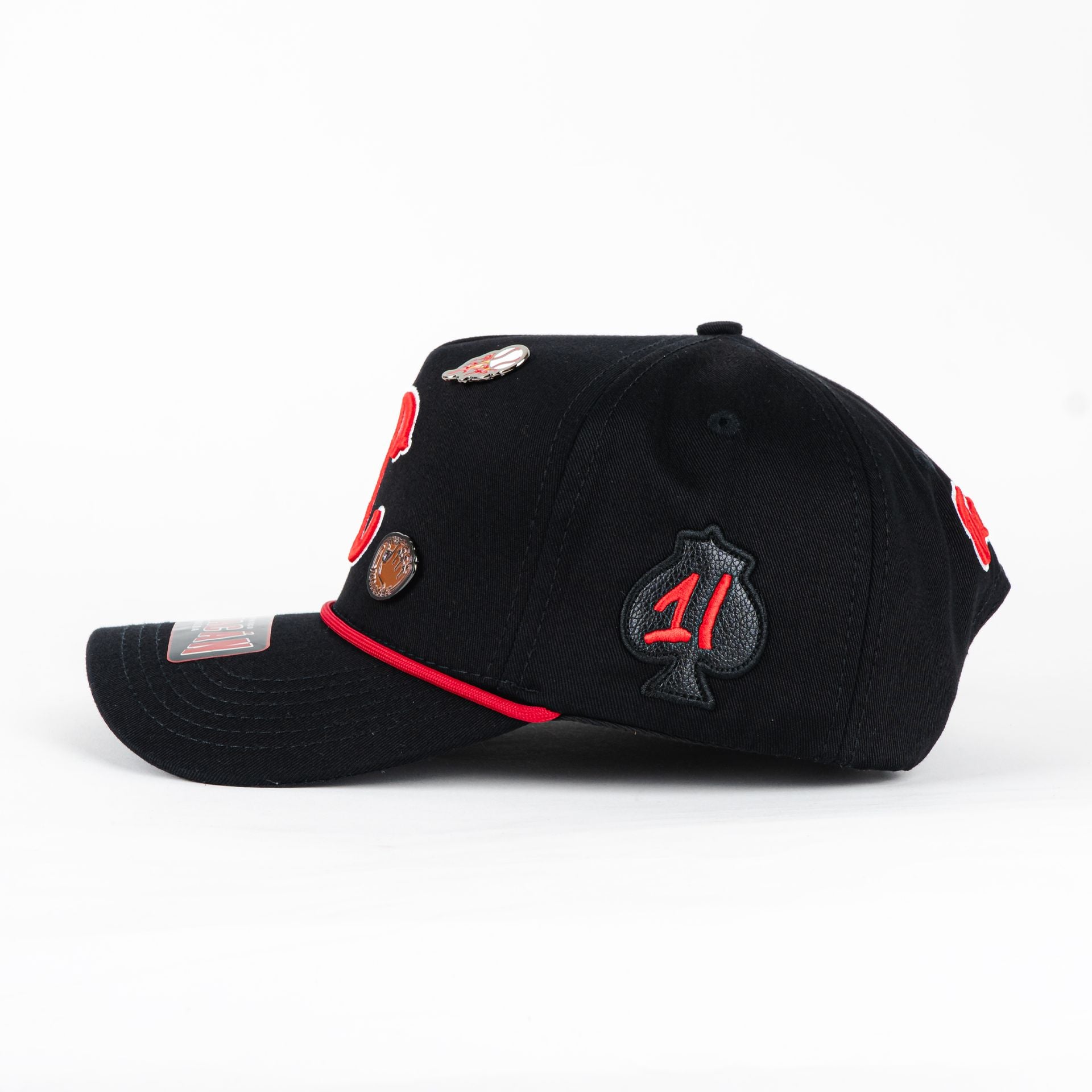 Gorra 1IRON TRENDY CULIACAN ON FIRE BLACK | Snapback Visera Curva