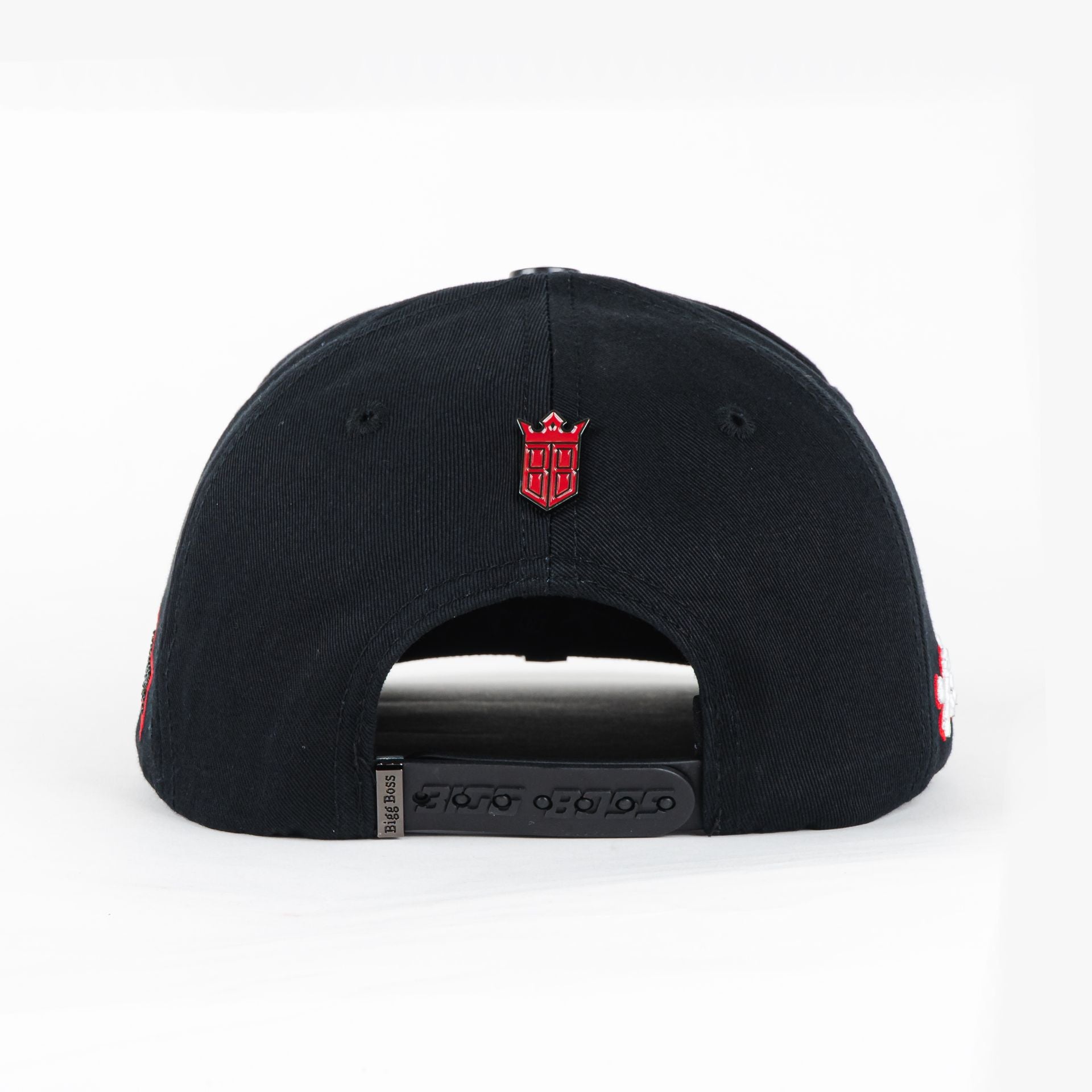 Gorra Bigg Boss AMIRI METAL RED/BLACK de Tela y Gamuza | Snapback Visera Semicurva
