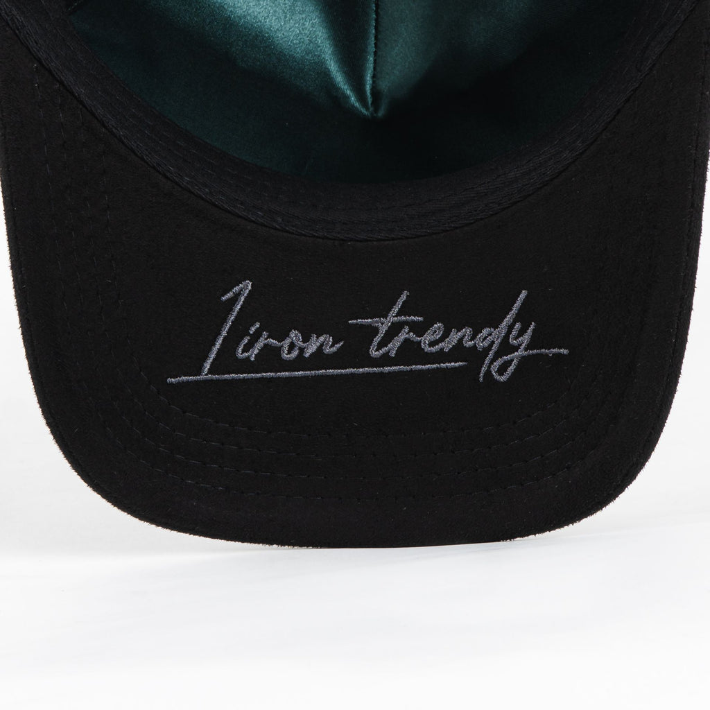 Gorra 1IRON TRENDY LUCKY BET GREEN/BLK SUEDE | Snapback Visera Curva