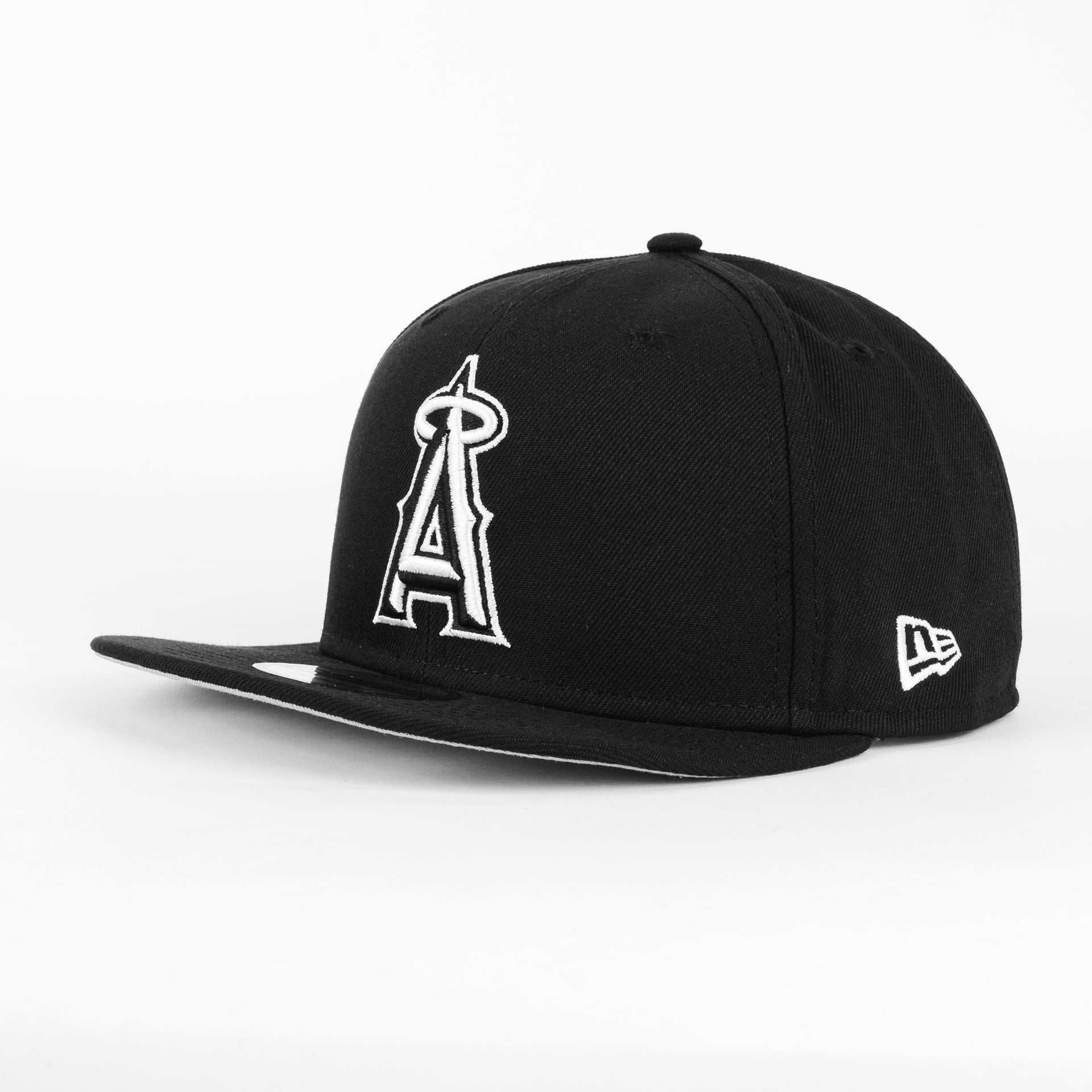 Gorra New Era ANGELS BASIC BLK/WHT | Visera Corta Plana Snapback