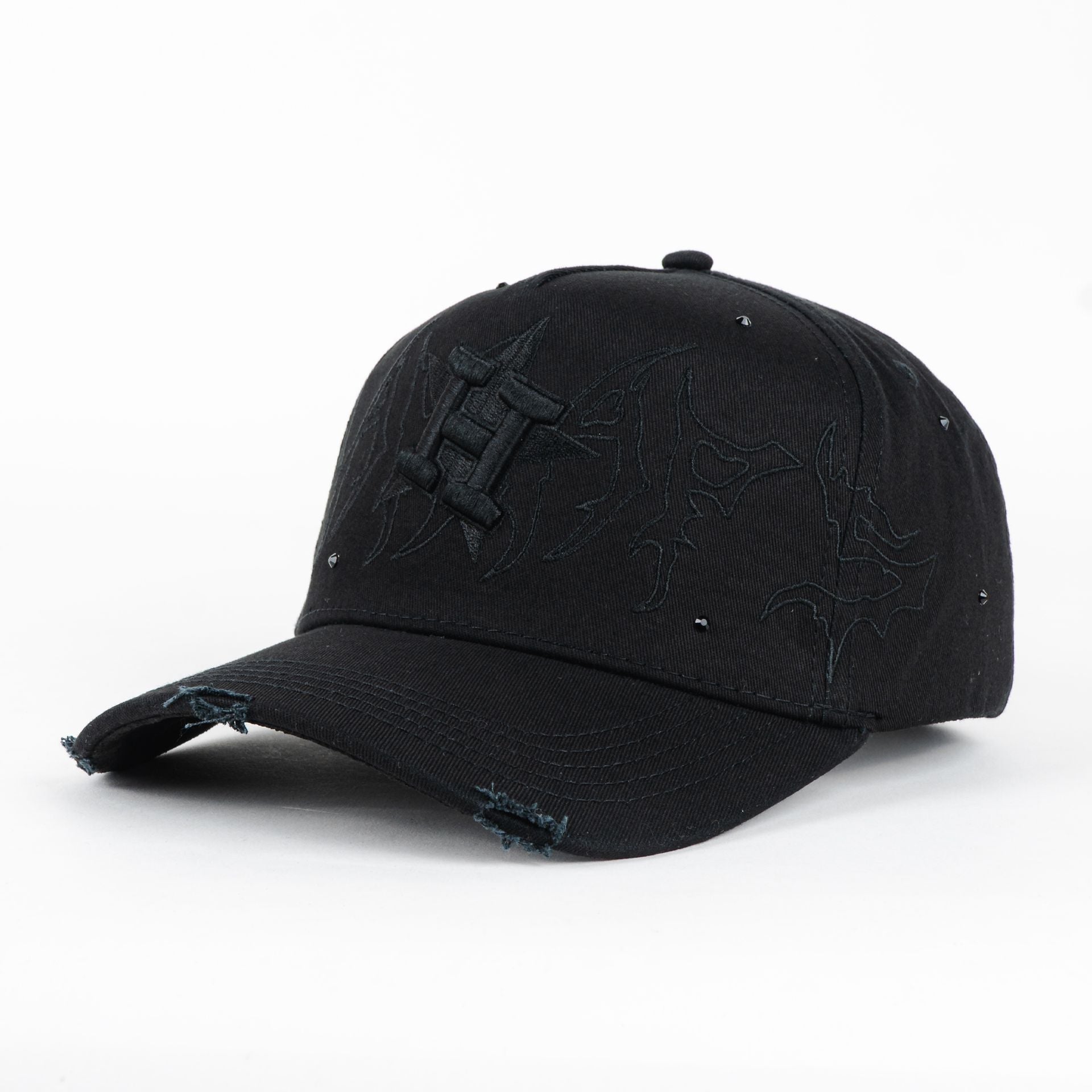 Gorra DAKAPS DK HOUSTON BLACK CRISTALS | Snapback Visera Curva