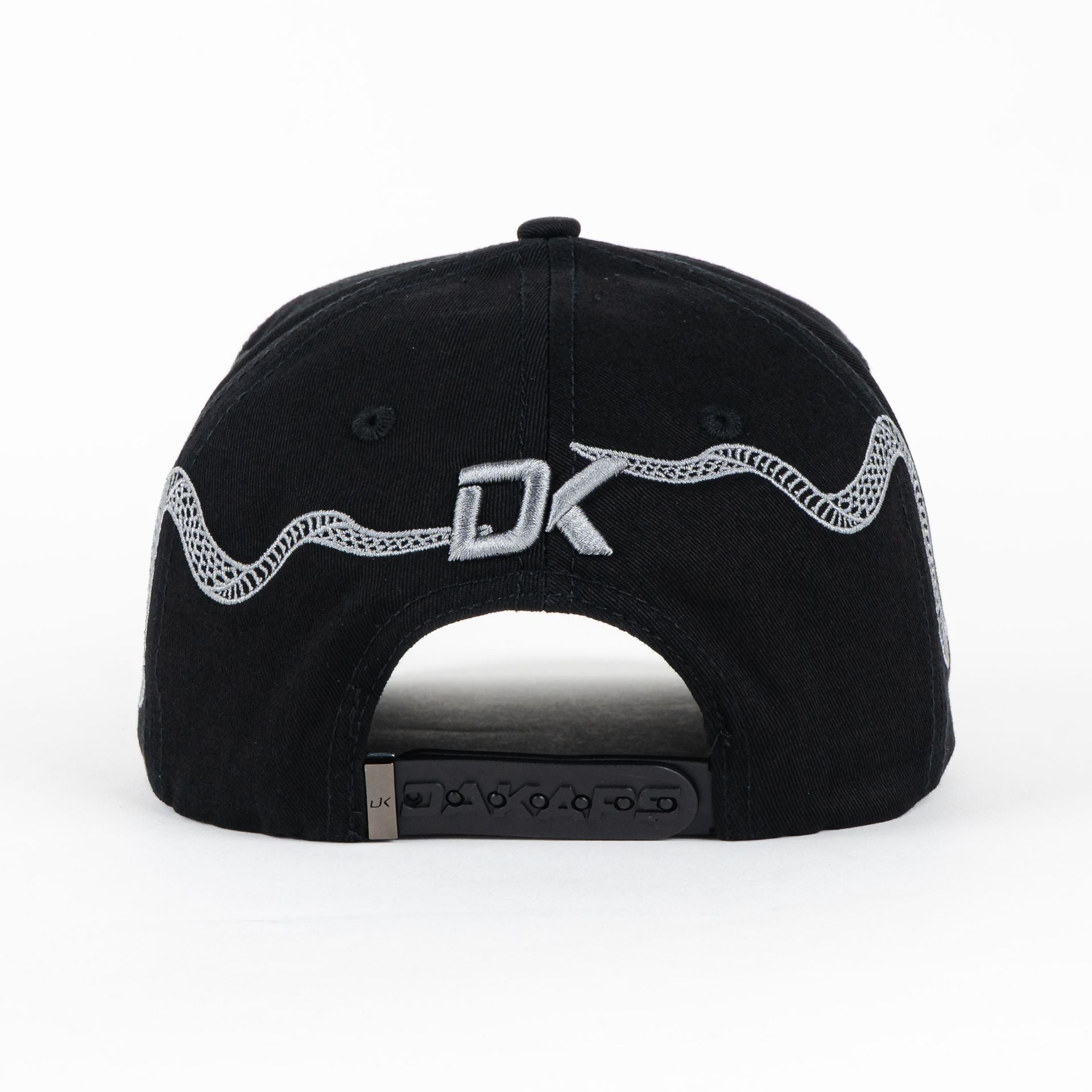 Gorra DAKAPS D SNAKES BLACK VISOR SUEDE | Snapback Visera Curva