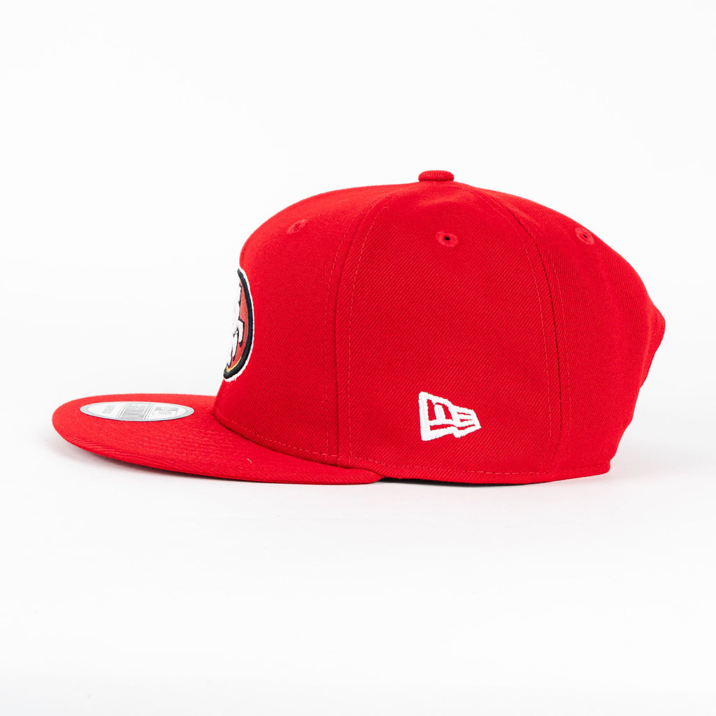 Gorra New Era 49ERS BASIC RED | Visera Corta Plana Snapback