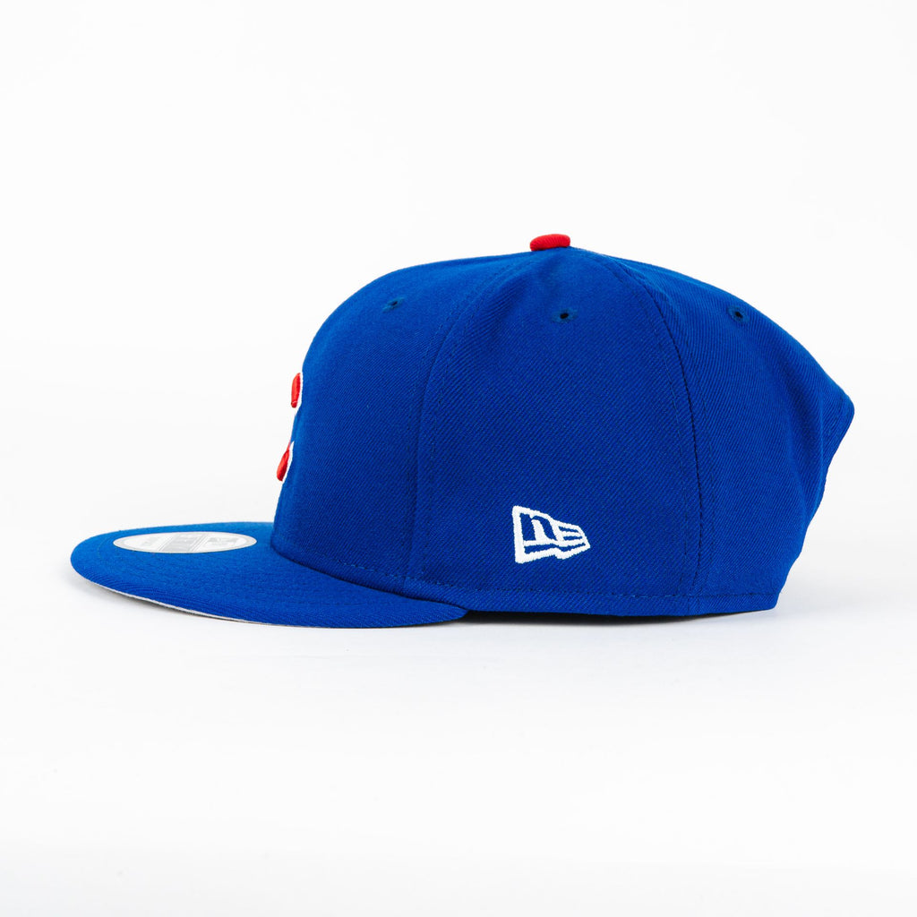 Gorra New Era CUBS BASIC ROYAL/RED | Visera Corta Plana Snapback