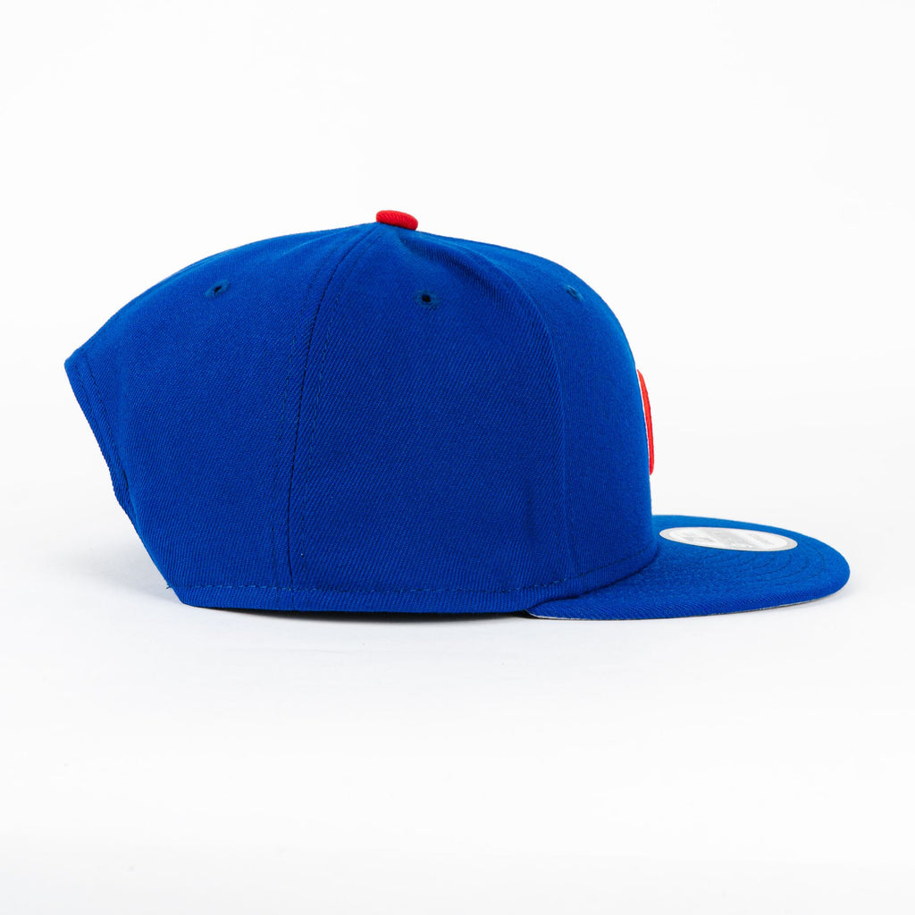 Gorra New Era CUBS BASIC ROYAL/RED | Visera Corta Plana Snapback
