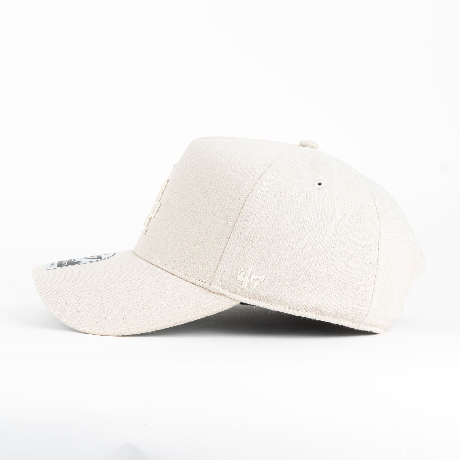 Gorra 47 Brand DODGERS OFFSIDE BONE | Snapback Visera Semicurva