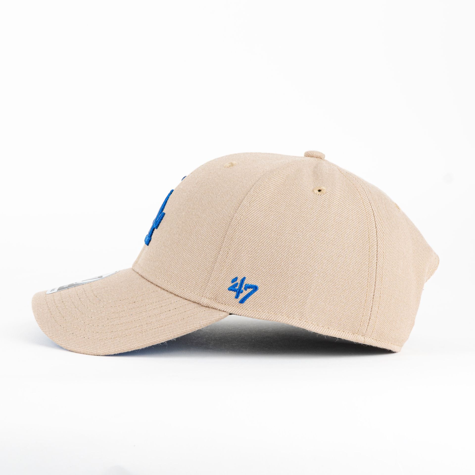 Gorra 47 Brand DODGERS MVP KHAKI | Snapback Visera Semicurva