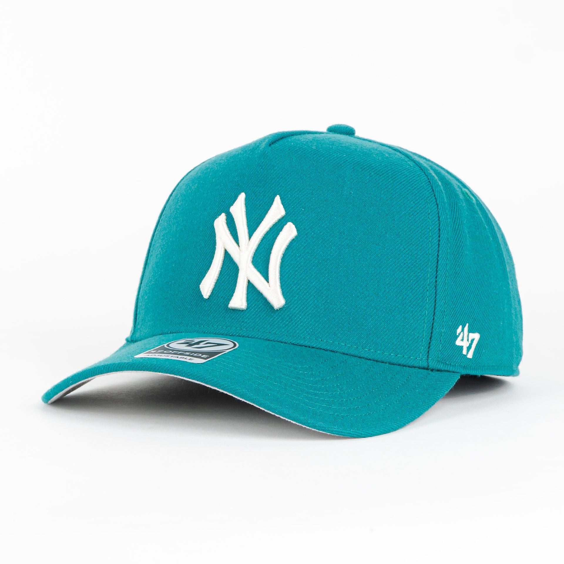 Gorra 47 Brand YANKEES OFFSIDE TAIGATE TEAL | Snapback Visera Semicurva