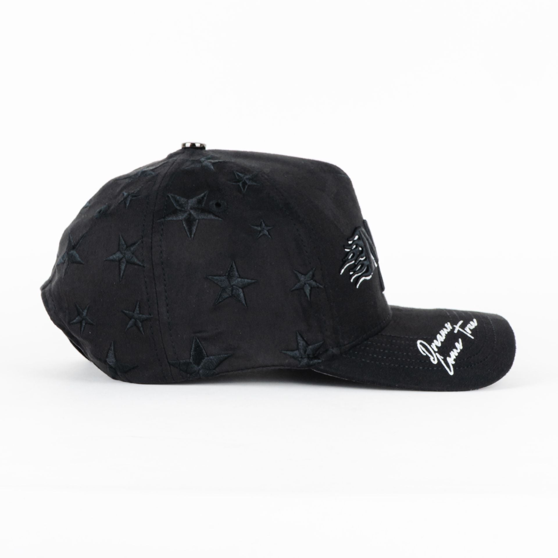 Gorra 5.7 BREAKING NEW YORK BLACK SUEDE | Snapback Visera Semicurva