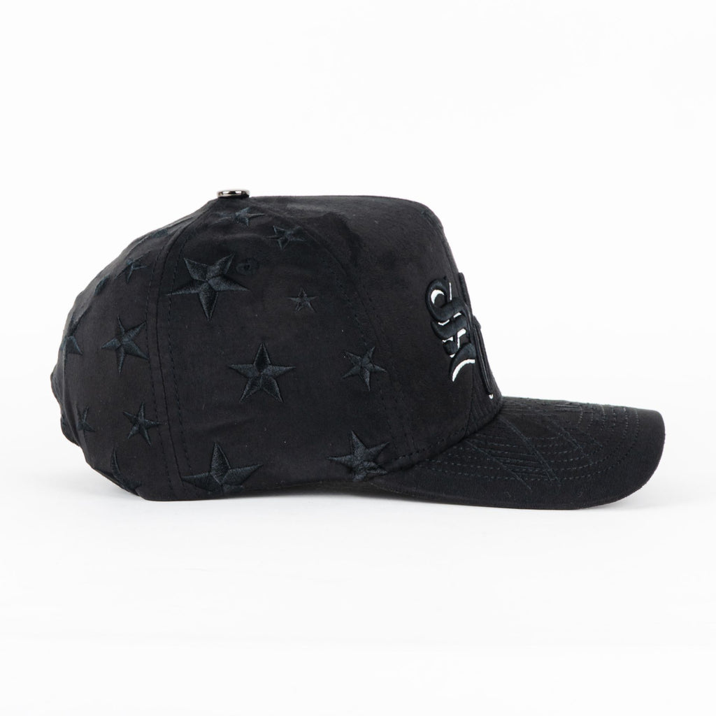 Gorra 5.7 SAN FRANCISCO BLACK SUEDE | Snapback Visera Semicurva