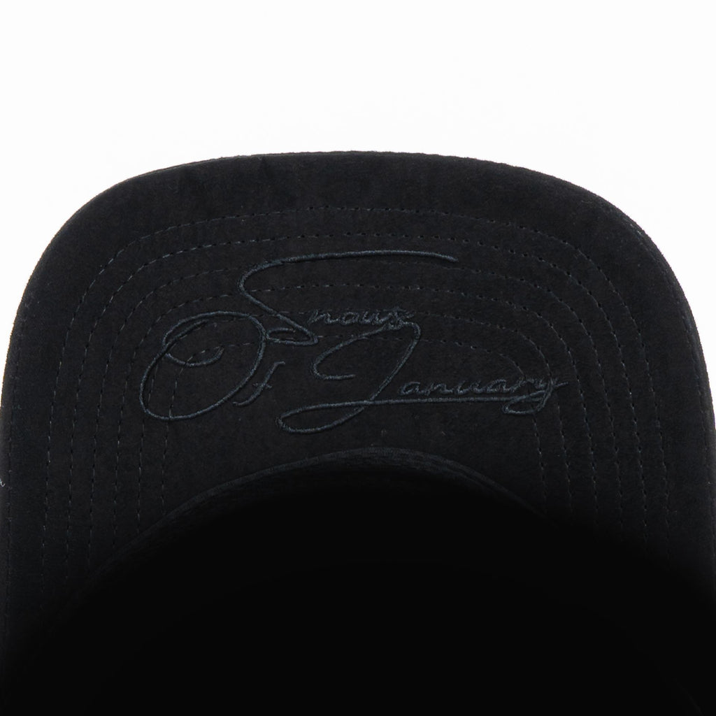 Gorra Sombrero Blanco CHALINILLO BLACK/GOLDEN | Snapback Visera Semicurva
