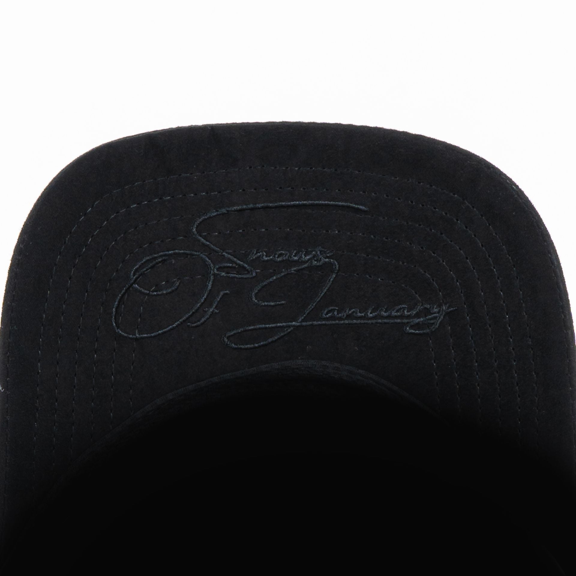 Gorra Sombrero Blanco CHALINILLO BLACK/GOLDEN | Snapback Visera Semicurva
