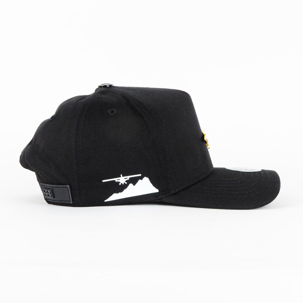 Gorra Sombrero Blanco AVIONETA CLN BLK | Snapback Visera Semicurva