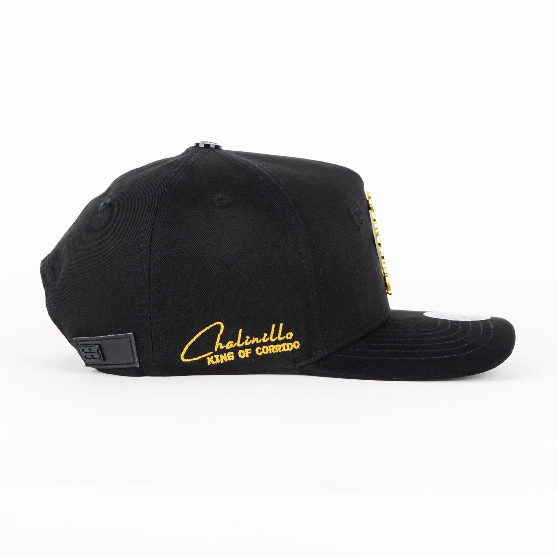 Gorra Sombrero Blanco CHALINILLO BLACK/GOLDEN | Snapback Visera Semicurva