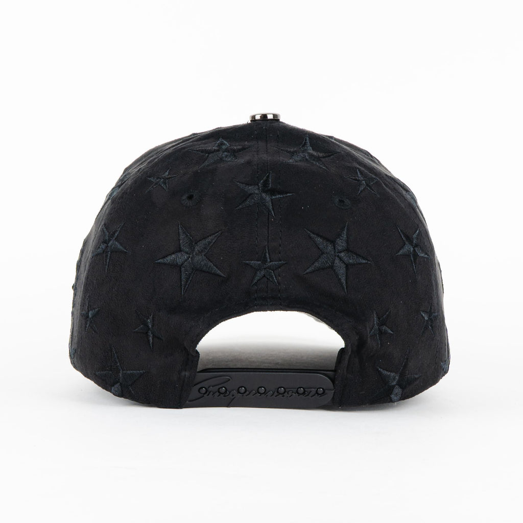 Gorra 5.7 BREAKING NEW YORK BLACK SUEDE | Snapback Visera Semicurva