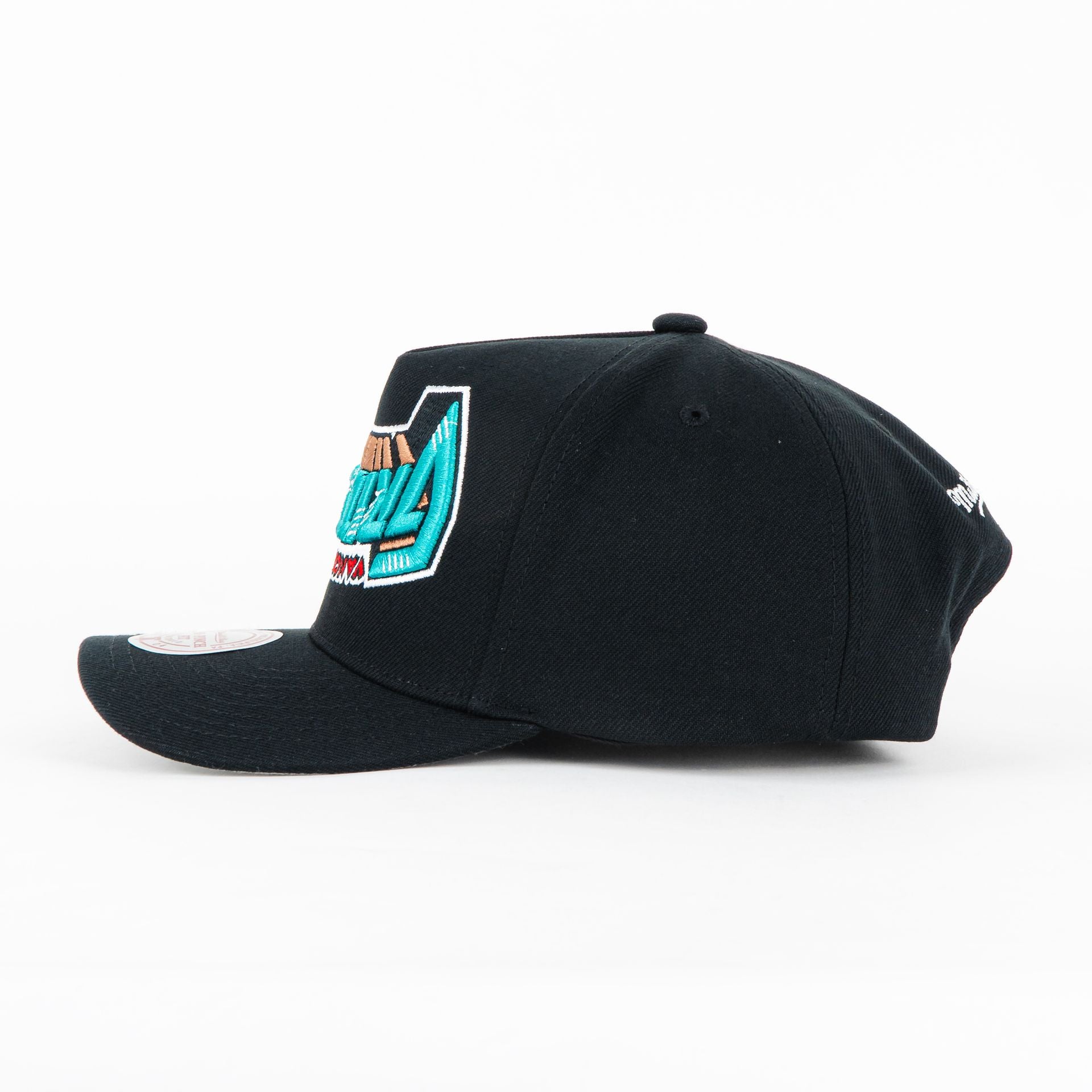 Gorra Mitchell&Ness GRIZZUEZ UPSIDE PRO BLACK | Snapback Visera Semicurva