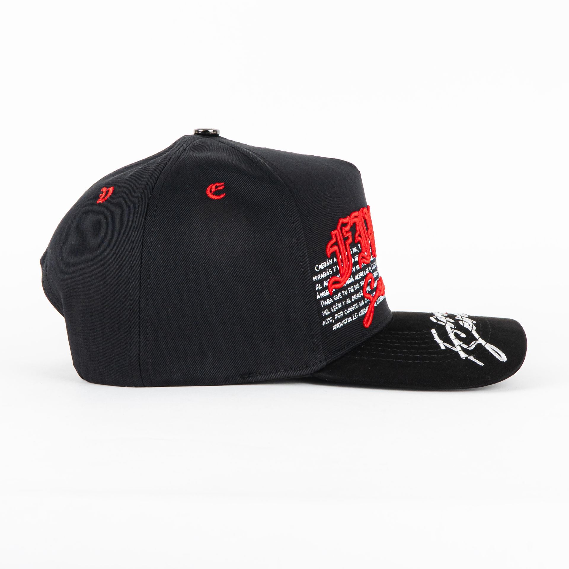 Gorra 5.7 FIVE SEVEN SPIDER BLK/RED SUEDE | Snapback Visera Semicurva