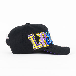 Gorra Mitchell&Ness LAKERS HYPE BLACK/COLORS | Snapback Visera Semicurva