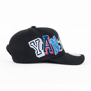 Gorra Mitchell&Ness YANKEES HYPER TYPE BLACK/COLORS | Snapback Visera Semicurva