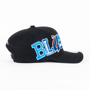 Gorra Mitchell&Ness BLUE JAYS HYPER TYPE BLACK/COLORS | Snapback Visera Semicurva