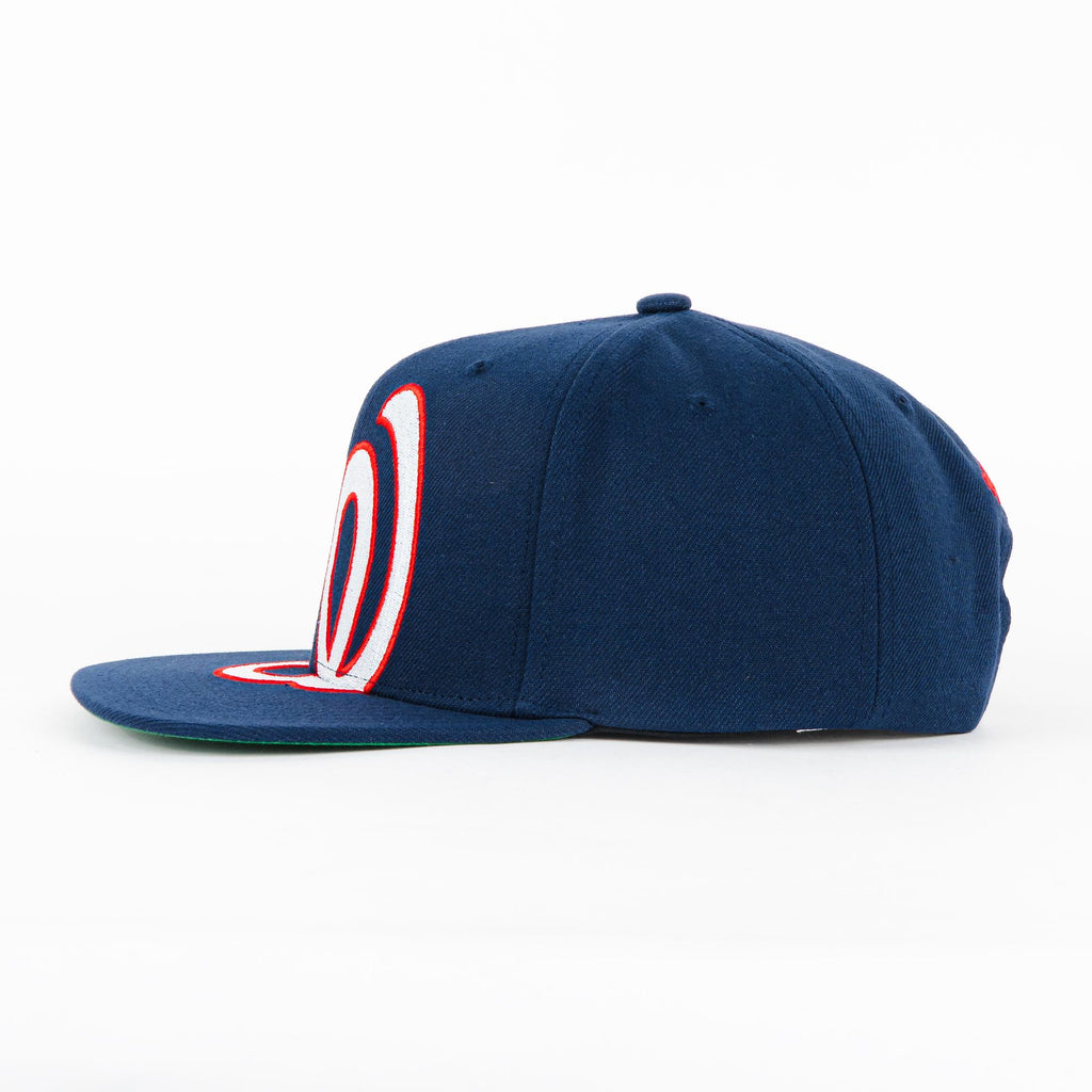 Gorra Mitchell&Ness NATINALS BIG TIEM NAVY | Snapback Visera Plana