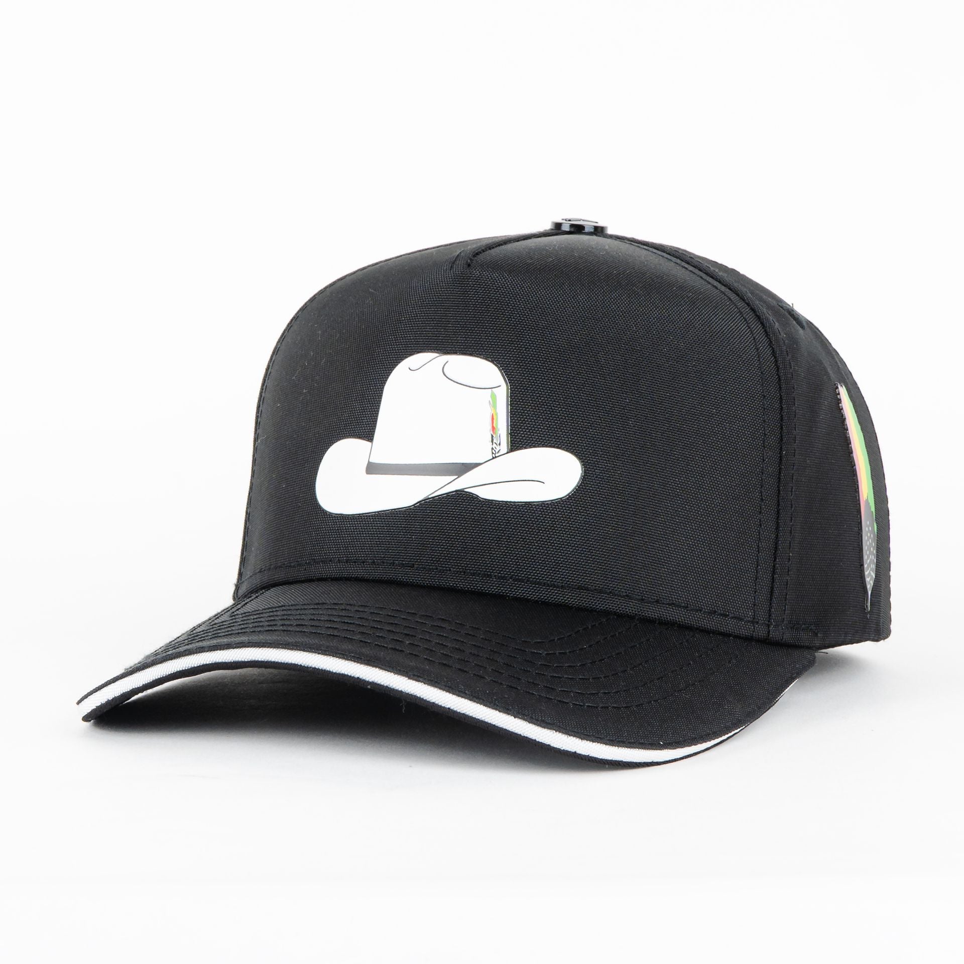 Gorra Sombrero Blanco 10000X RANCHER CROWN BLK/WHT | Snapback Visera Semicurva