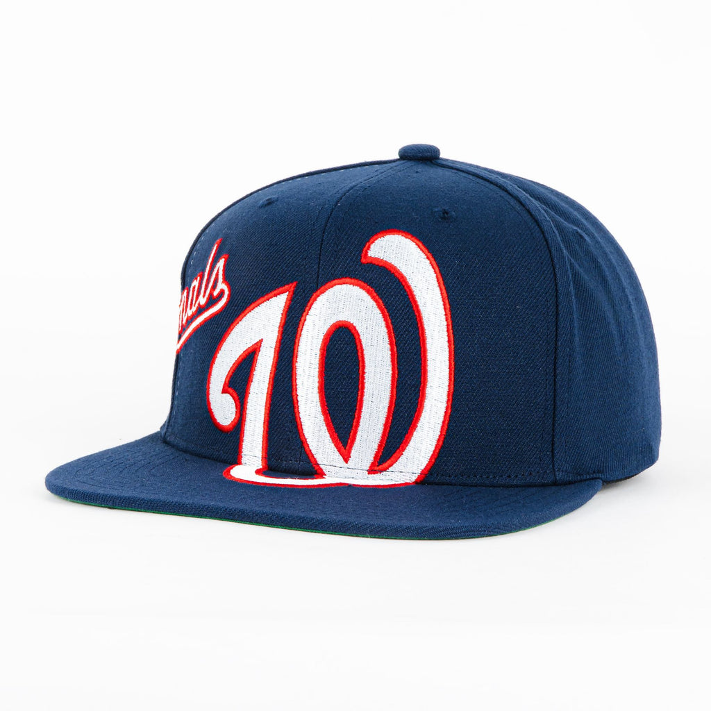 Gorra Mitchell&Ness NATINALS BIG TIEM NAVY | Snapback Visera Plana