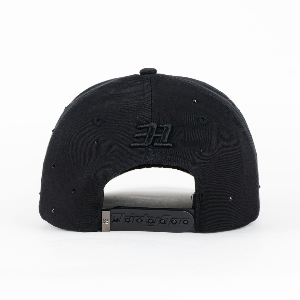 Gorra 31 Hats NY FLAMES 2025 ALL BLACK | Snapback Visera Curva