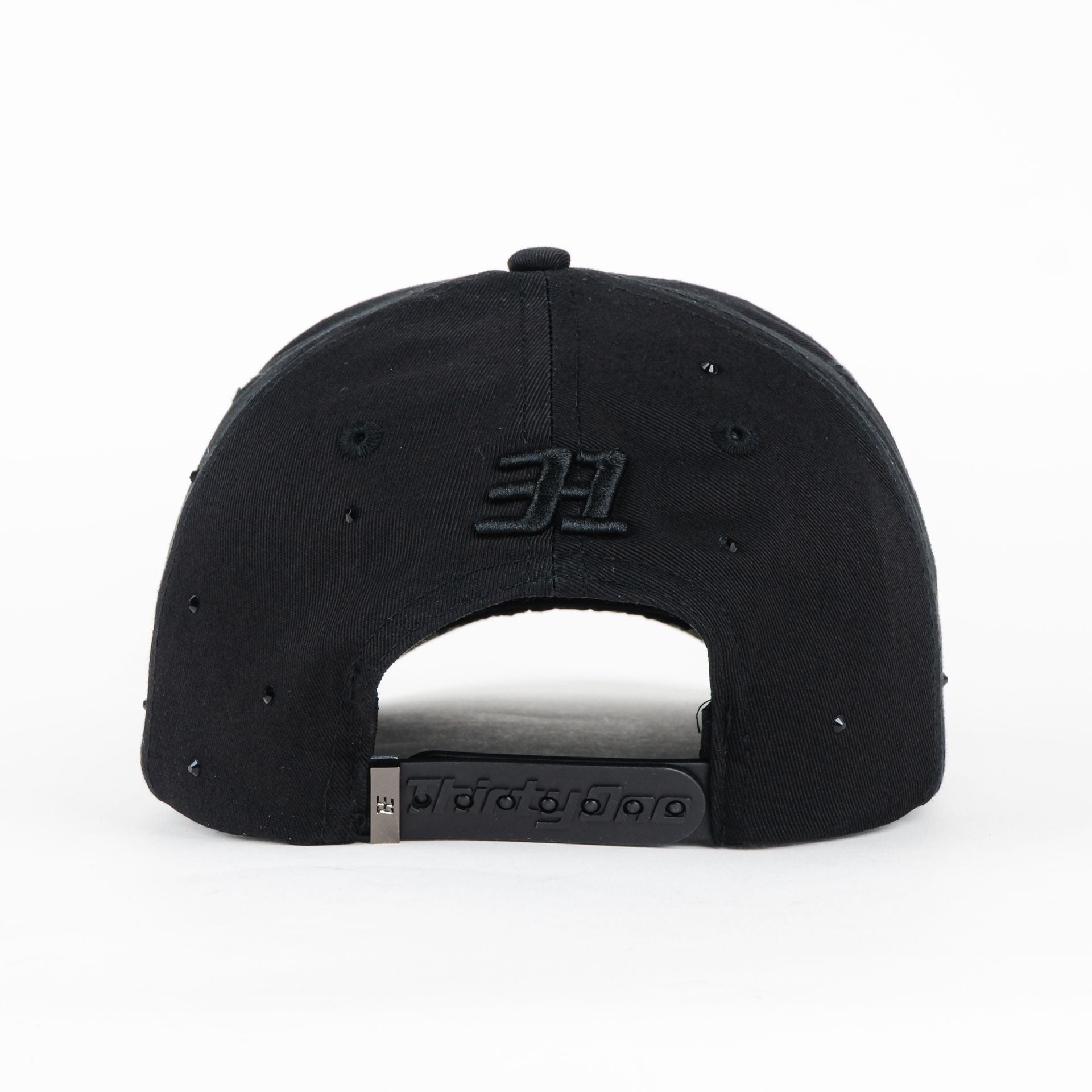 Gorra 31 Hats NY FLAMES 2025 ALL BLACK | Snapback Visera Curva