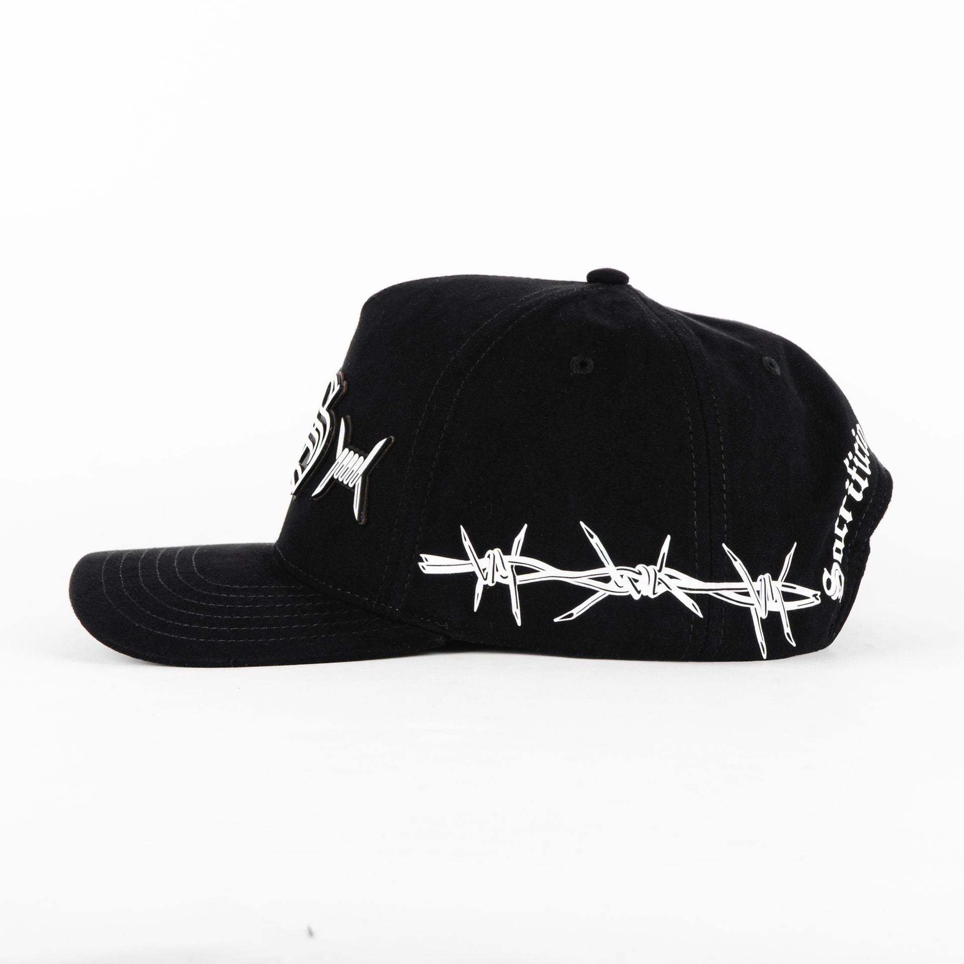 Gorra Vago Style SACRIFICIO VS BLACK SUEDE | Snapback Visera Semicurva
