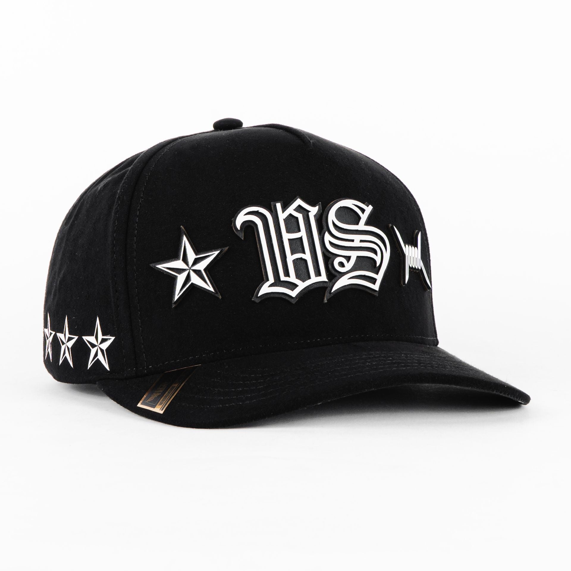 Gorra Vago Style SACRIFICIO VS BLACK SUEDE | Snapback Visera Semicurva