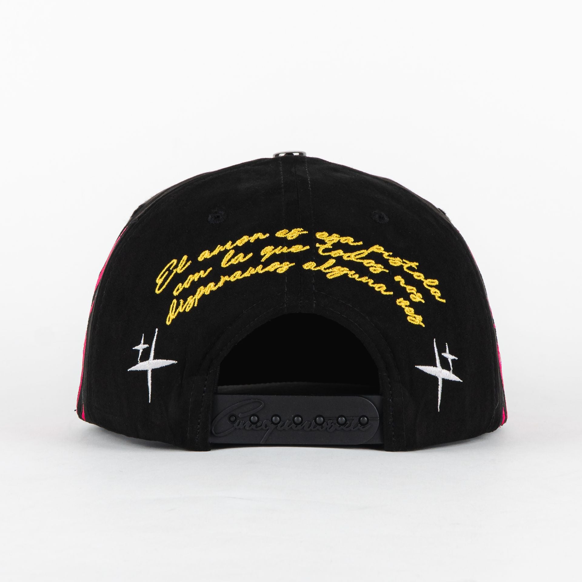 Gorra 5.7 SKULL 3 PRAY BLK/YELL LETTERS | Snapback Visera Plana