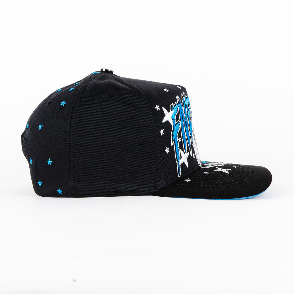 Gorra 5.7 FIVE SEVEN SKULL BLUE STARS BLK | Snapback Visera Plana
