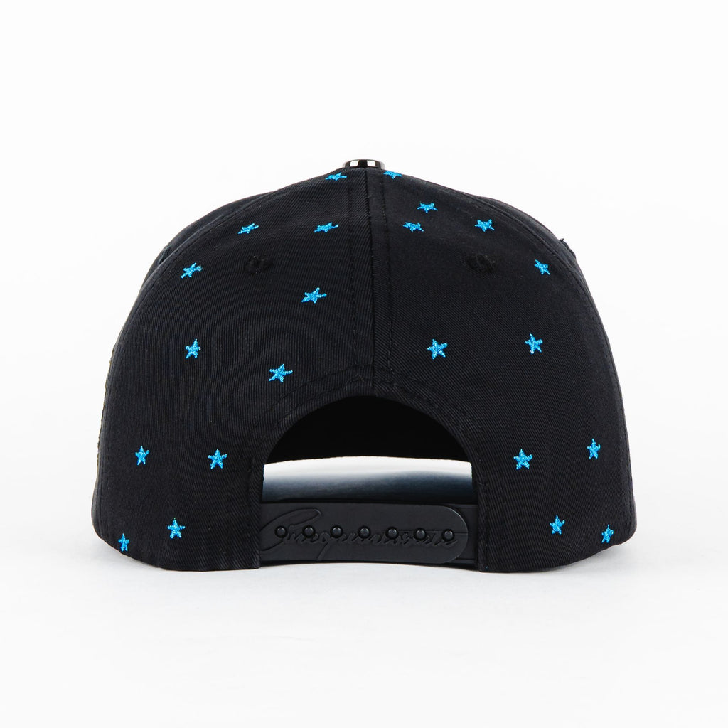 Gorra 5.7 FIVE SEVEN SKULL BLUE STARS BLK | Snapback Visera Plana