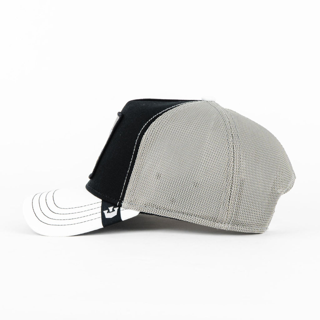 Gorra Goorin Bros HARD BLACK/WHITE | Snapback Visera Curva