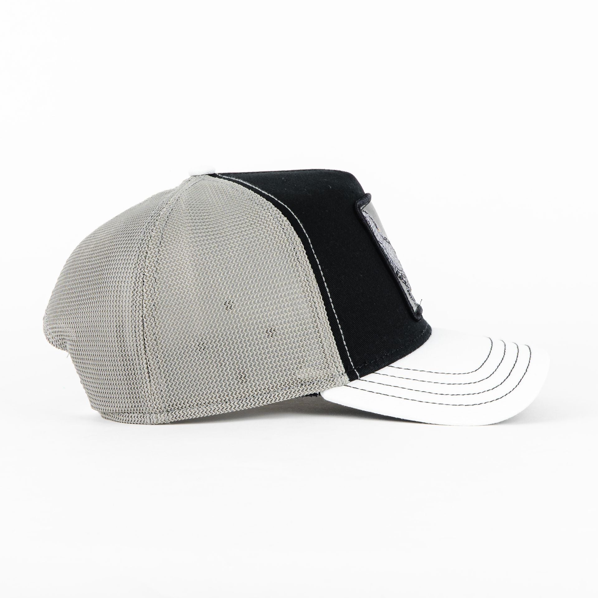 Gorra Goorin Bros HARD BLACK/WHITE | Snapback Visera Curva