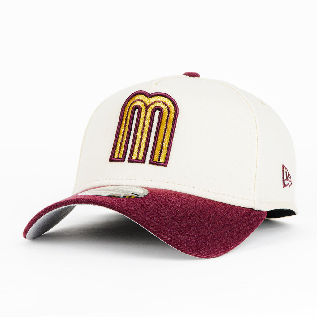 Gorra NEW ERA MEXICO BONE/WINE 940AF | Snapback Visera Curva
