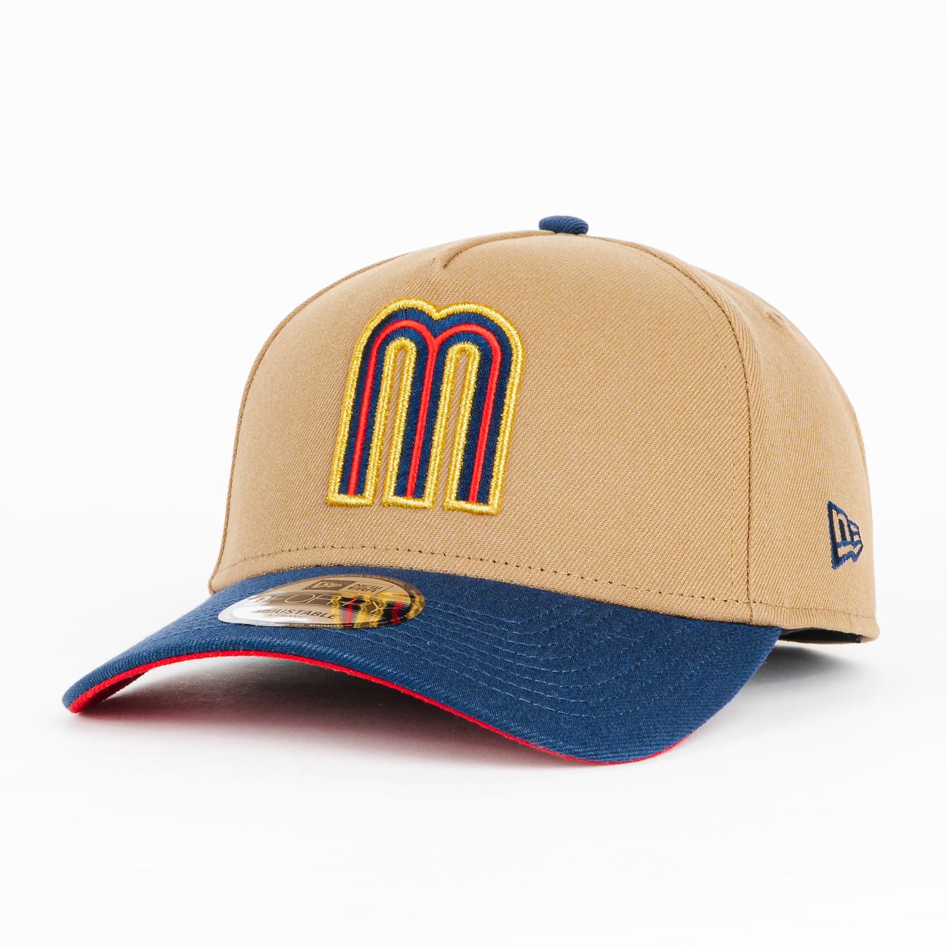 Gorra NEW ERA MEXICO BROWN/NAVY 940AF | Snapback Visera Curva