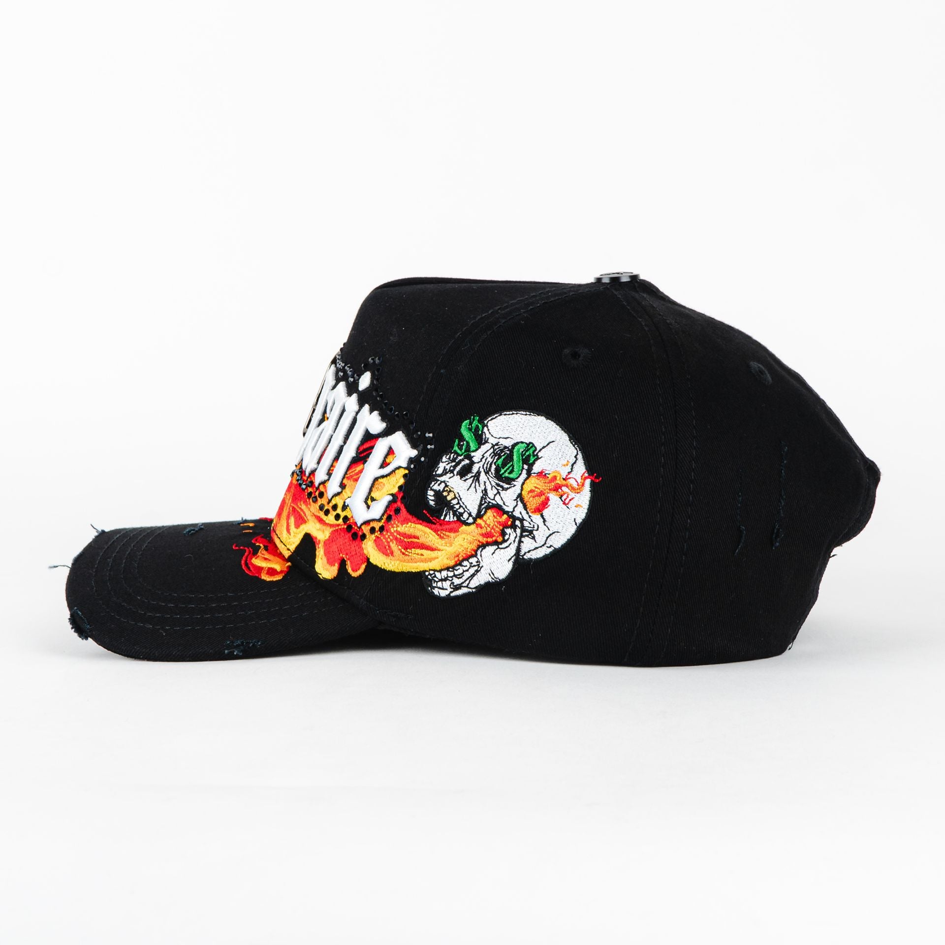 Gorra Alma de Toro MILLONARIO BLACK | Snapback Visera Semicurva
