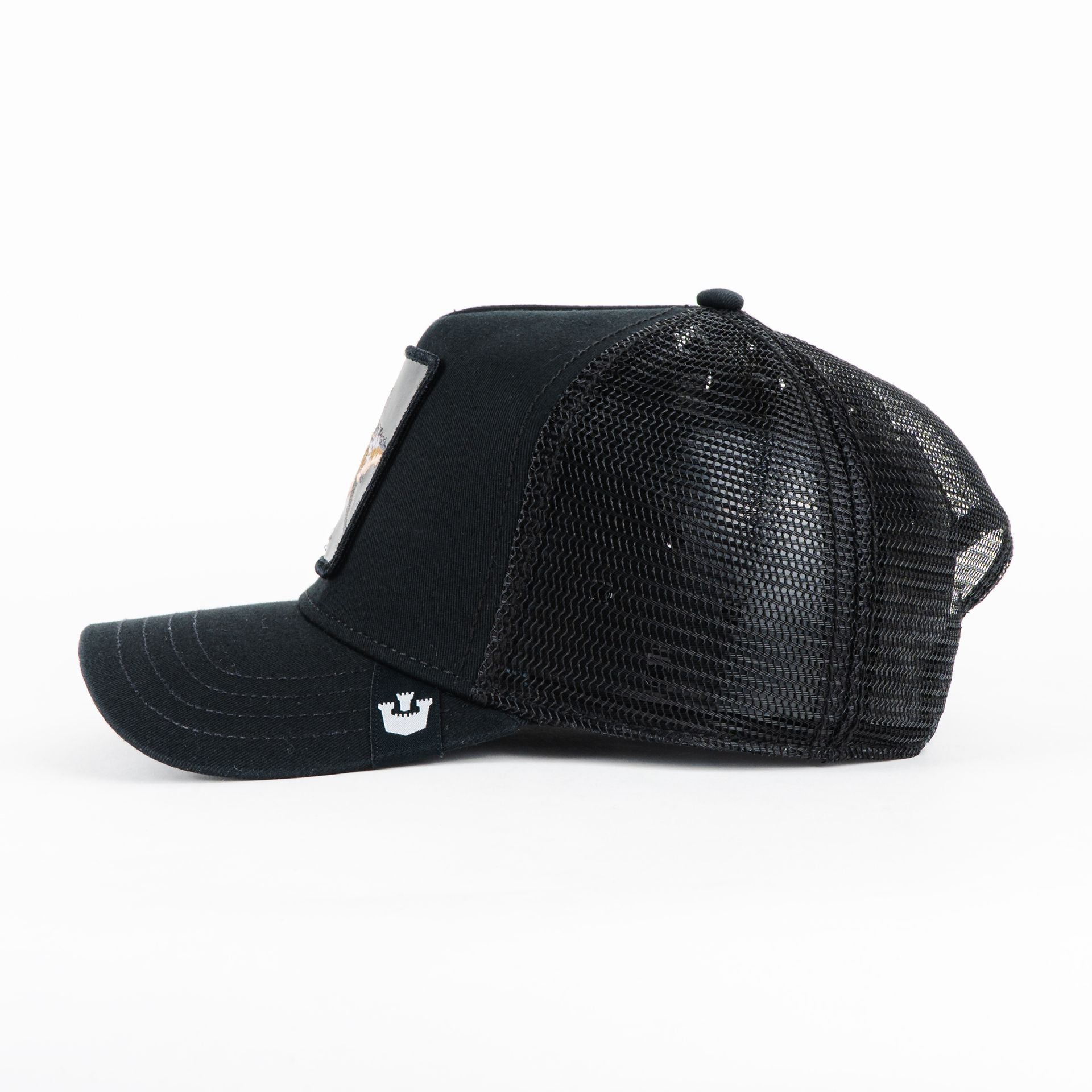Gorra Goorin Bros THE RAGE SHARK BLACK | Snapback Visera Curva