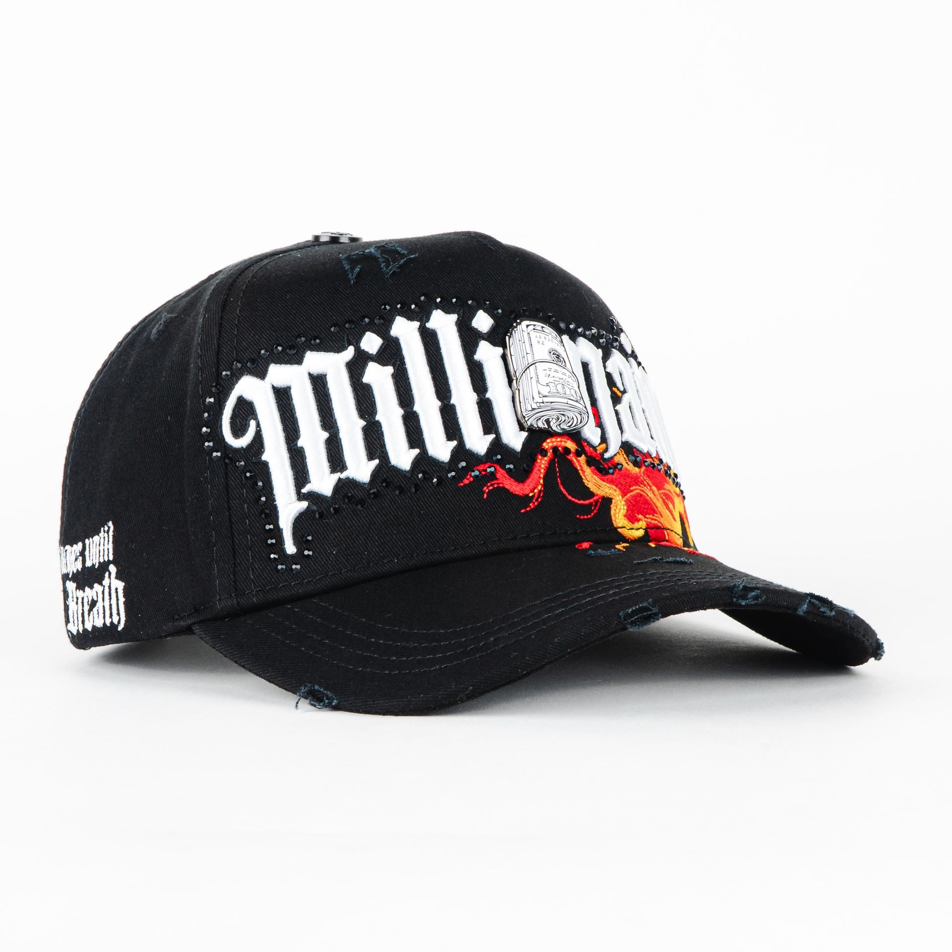 Gorra Alma de Toro MILLONARIO BLACK | Snapback Visera Semicurva