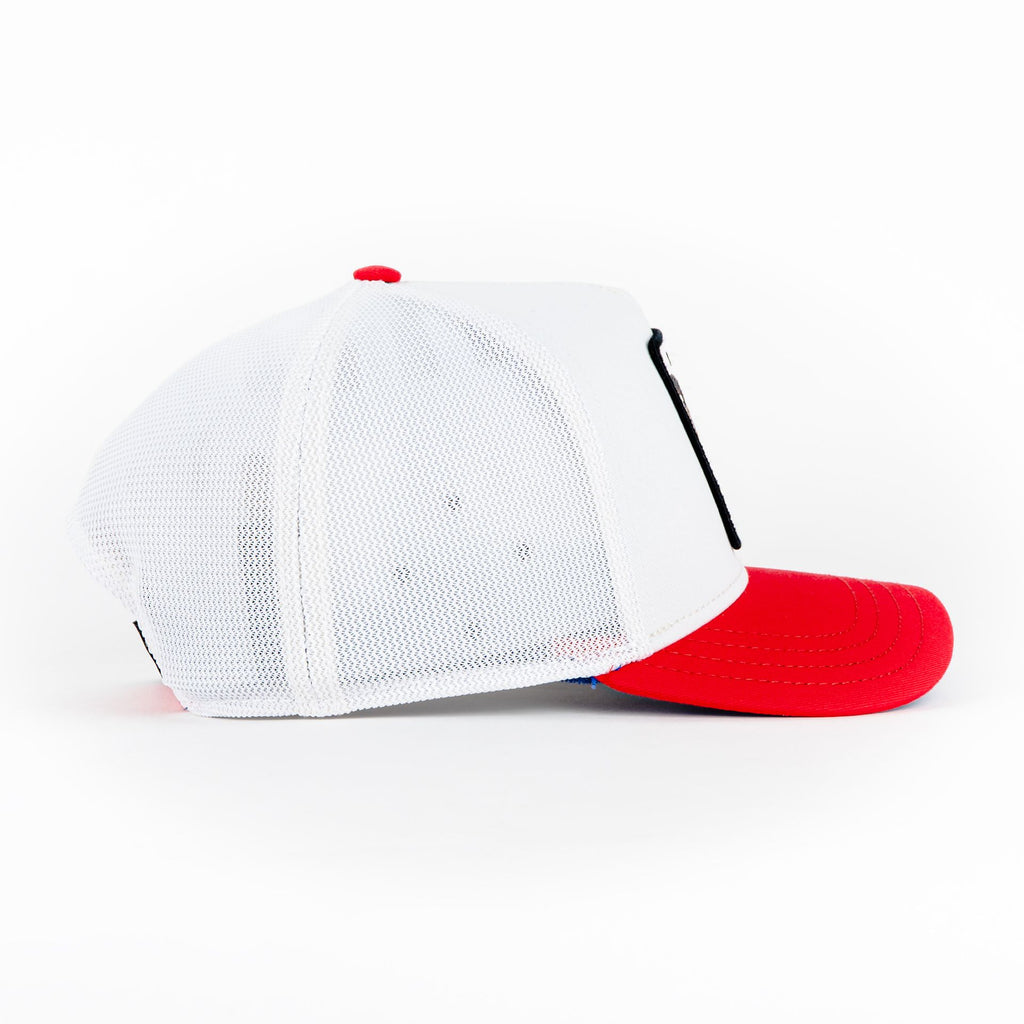 Gorra Goorin Bros CUM LAUDE WISE ASS WHITE/RED | Snapback Visera Curva